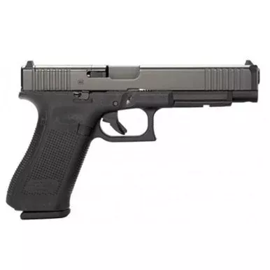 Glock 34 Gen 5 MOS 9mm Luger Pistol 5.31″ Barrel 17+1 Round Black (Includes 3 Magazines)