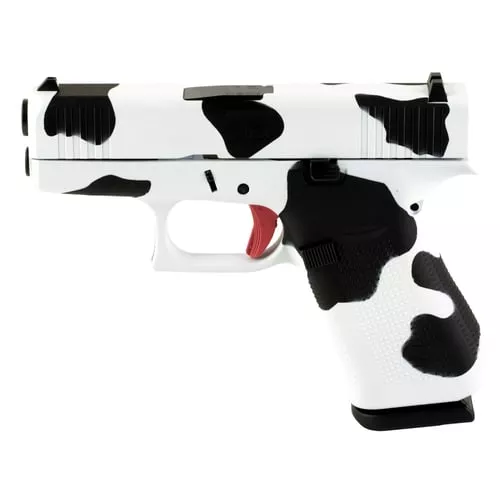 GLOCK 43X 9MM 10RD COW PRINT