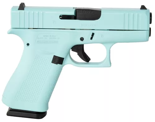 GLOCK 43X 9MM 10RD ROBINS EGG BLUE