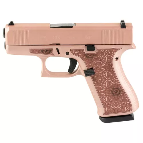 GLOCK 43X 9MM 10RD ROSE GOLD PAISLEY