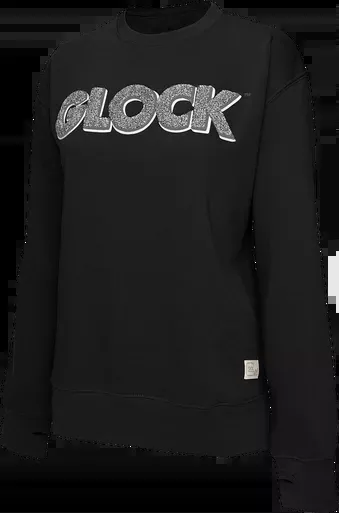 Glock AP96255 Crewneck Raglan Fleece Small Black