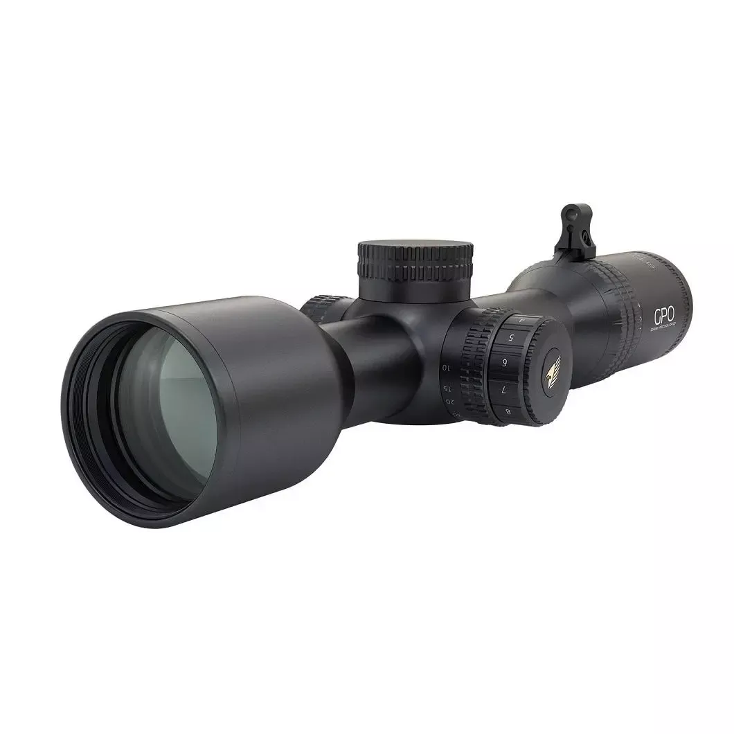 GPO SPECTRA 1.6-13X44I Compact Rifle Scope 30mm G4I illum 1CM (.36”) Clicks