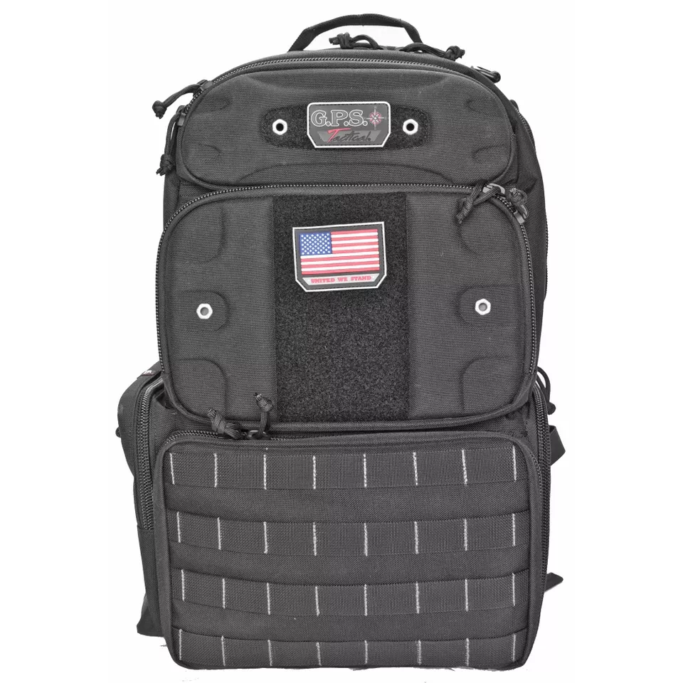GPS Tactical Range Backpack - Tall Black