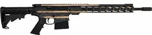Great Lakes Firearms & Ammo AR10 Semi-Automatic Rifle .308 Winchester 18" Barrel (1)-10Rd Magazine Black 6 Position Synthetic Collapsable Stock Cherry Cerakote Finish