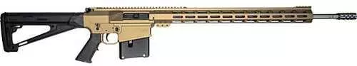 Great Lakes Firearms & Ammo GL10 Semi-Automatic Rifle 7mm Remington Magnum 24" Barrel (1)-5Rd Magazine Black Fixed Hogue OverMolded Synthetic Stock Sniper Gray Finish