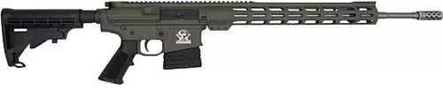Great Lakes Firearms AR10 Semi-Automatic Rifle 6.5 Creedmoor 20" Stainless Steel Barrel (1)-10Rd Magazine 6 Position Collapsable Stock Desert Flag Cerakote Finish
