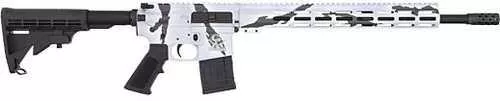 Great Lakes Firearms AR15 Semi-Automatic Rifle .450 Bushmaster 18" Barrel (1)-5Rd Magazine Black Synthetic 6 Position Collapsable Stock Pursuit Green Camouflage Finish