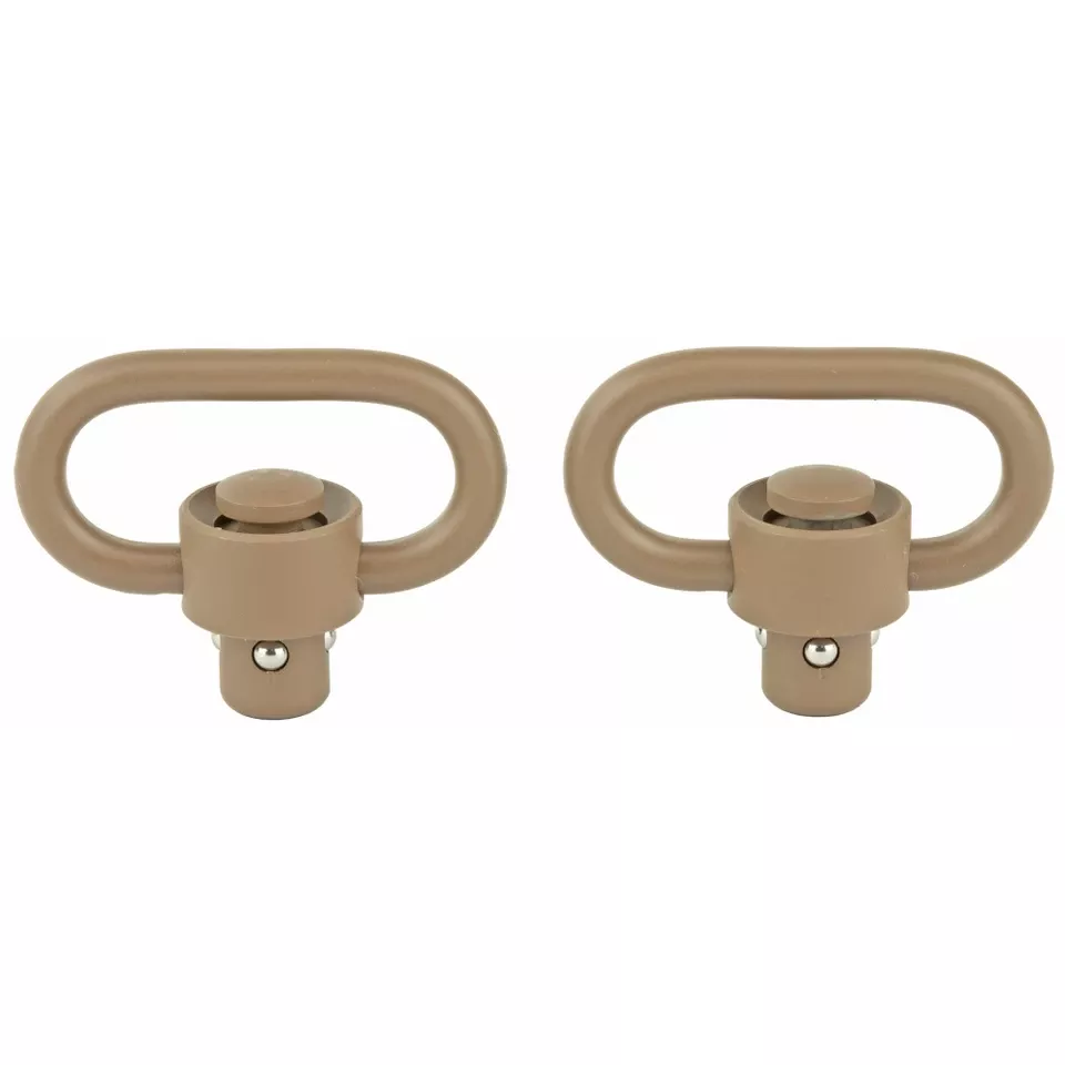 GrovTec Heavy Duty Push Button Swivels in Flat Dark Earth