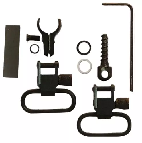 Grovtec Two Piece Barrel Band Swivel Sets .420 to .470 Black