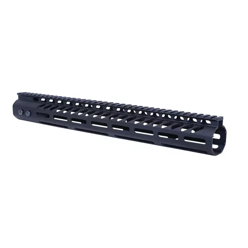 Guntec 15” .308 Ultra Lightweight Thin M-LOK Handguard w/ Monolithic Top Rail -Anodized Black