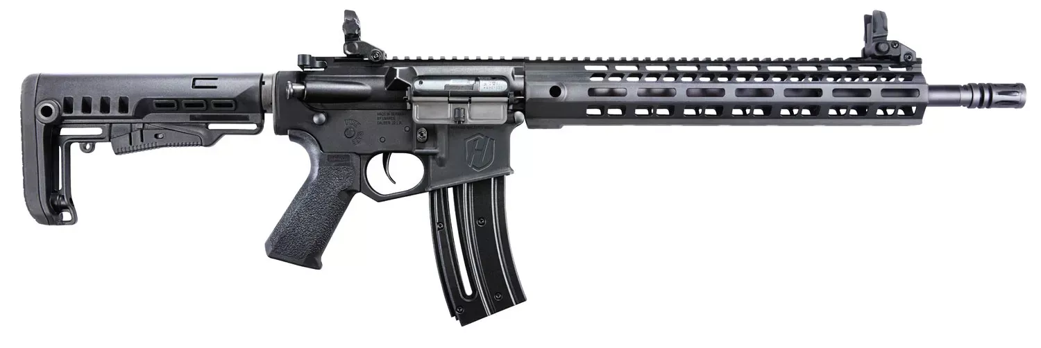 Hammerli Arms 5760500 Tac R1 22 LR 20+1 16.10″ Threaded Barrel W/Removeable Flash Hider, Aluminum Upper & Lower Receivers, 13″ M-LOK Handguard, 5 Position Stock Includes 1 Magazine