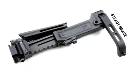 HDA3 SCORPION BRACE BLACK W/ STEADY BRACE