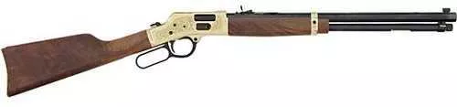 Henry Big Boy Brass Lever Action Rifle .44 Remington Magnum 20" Barrel 10 Round Capacity Walnut Stock Brass Finish
