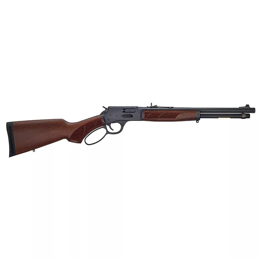 Henry H12 Protector Carbine Rifle .44 Mag/.44 Spl 7rd Capacity 16.5″ 5/8×24 Threaded Barrel Walnut