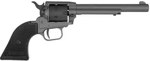 Heritage ManuSingle Actionfacturing Rough Rider Small Bore Single Revolver .22 Long Rifle 6.5" Barrel Round Capacity Fixed Front & Rear FALSEtch Sights Polymer Star Grips Tungsten Cerakote Finish