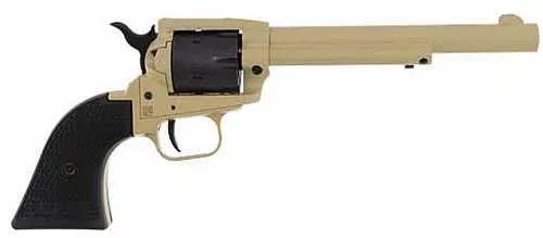 Heritage Rough Rider Small Bore Single Action Revolver .22 Long Rifle 6.5" Barrel 6 Round Capacity Rear FALSEtch/Blade Front Fixed Sights Polymer Star Grips Black Satin Finish