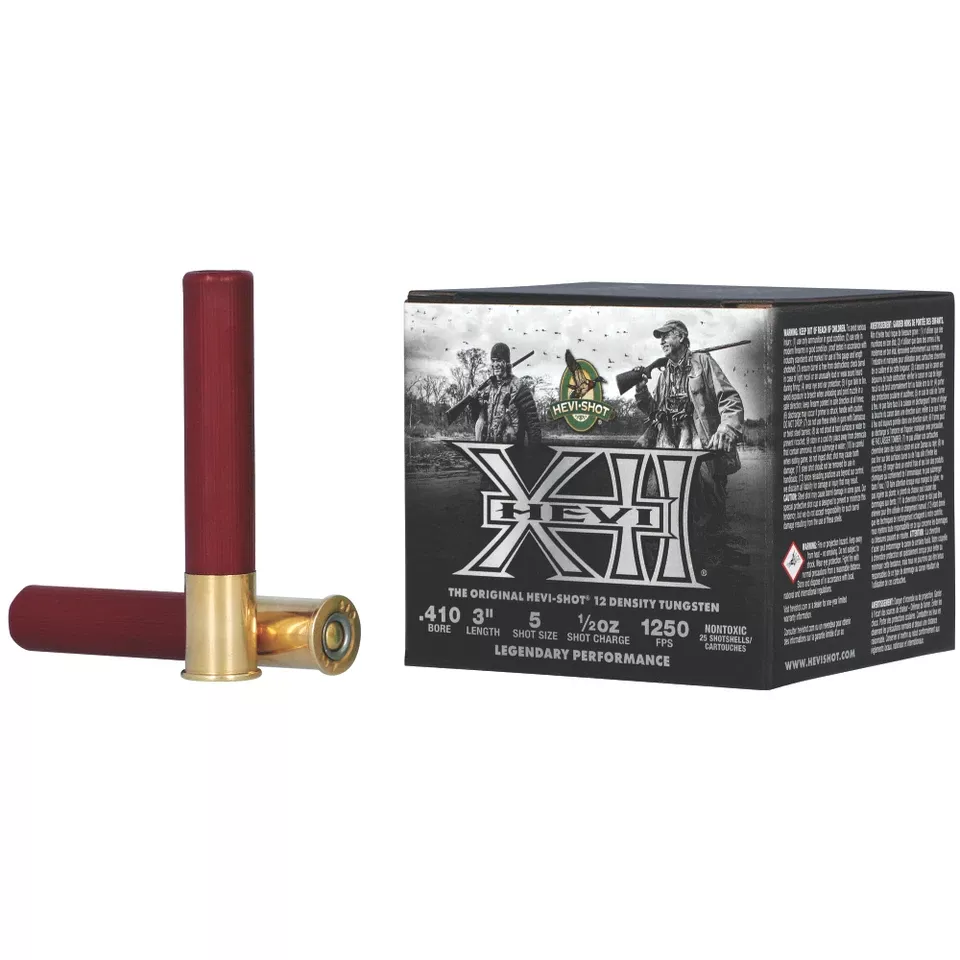 HEVI XXI 410 3" #5 Tungsten Shot - 25 Rounds/125 Count