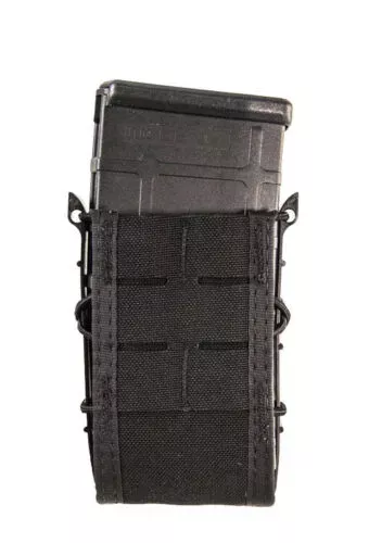 High Speed Gear Duty Rifle Taco U-mount Hidden Shock Cord Black
