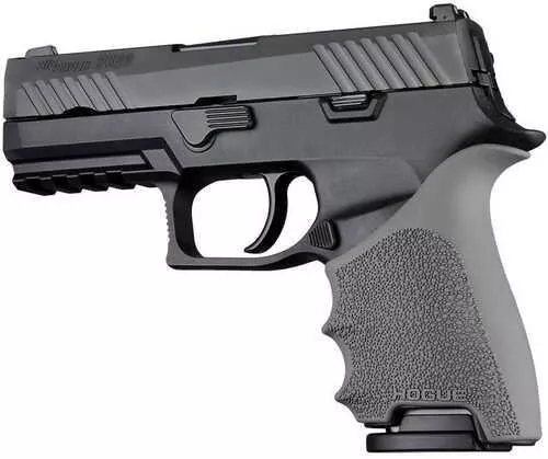 Hogue HandAll Beavertail Handgun Grip Sleeve For Sig Sauer P320 Compact Slate Grey