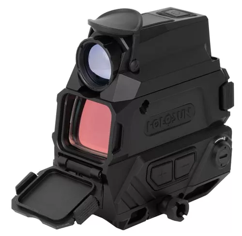 Holosun DRSTH DRS Thermal Reflex SightBlack Anodized 1x/3x/5x 1.20" x 0.98" 2 MOA Red Dot/65 MOA Circle Multi Reticle Thermal Overlay