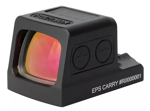 Holosun EPSCARRYRDMRS EPS CarryBlack Anodized 1 x0.58" x 0.77" 2 MOA Red Dot/32 MOA Circle Multi Reticle