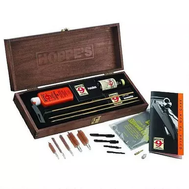 Hoppe’s Deluxe Cleaning Kit WoodenBox