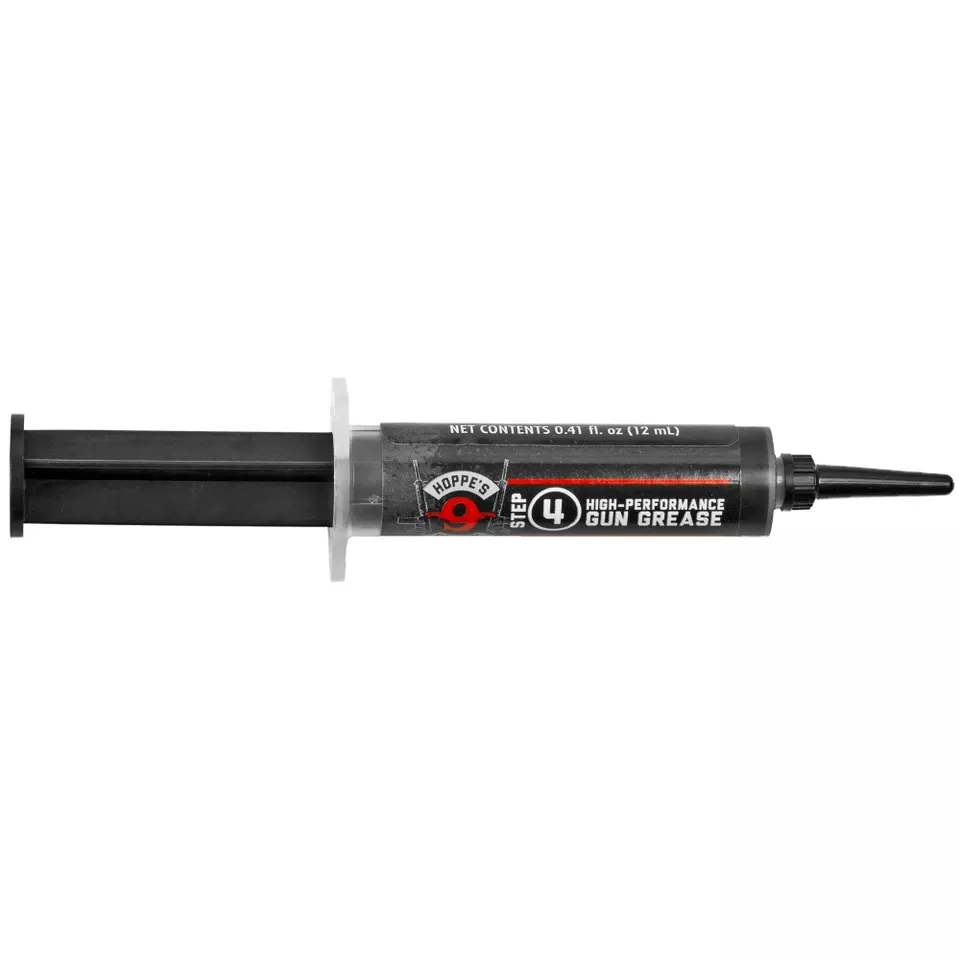 Hoppes Black Grease Syringe 12cc - High-Performance Lubricant