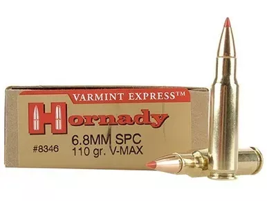 Hornady 6.8 SPC 110gr V-Max Box of 20
