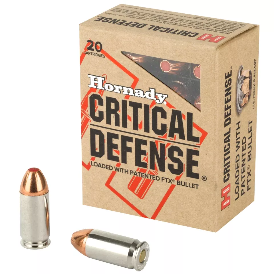 Hornady Critical Defense .45 ACP 185 Grain Ammunition - 20 Rounds/200 Rounds