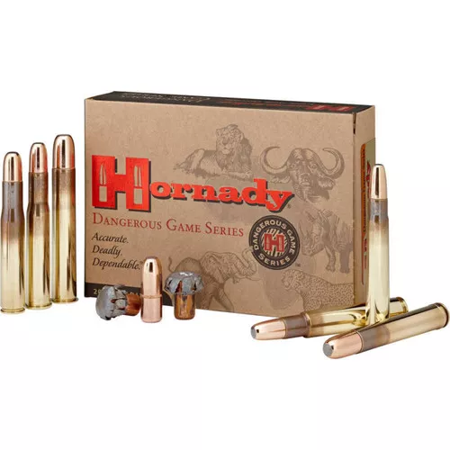 Hornady Dangerous Game Hyper Velocity Centerfire Ammunition, 450/400 Nitro Express, DGX Bonded, 400 Grain – 20 Cartridge Box ( 20 / 1 )
