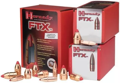 Hornady FTX Rifle Bullets .338 cal .338″ 200 gr FTX 100/ct