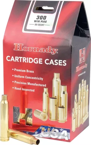HORNADY UNPRIMED CASES 300 – WIN MAG 50 PACK 5PK/CS