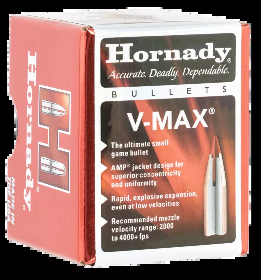 Hornady V-Max 17 Cal .172 20gr Bullets - 100 Box/40 Case