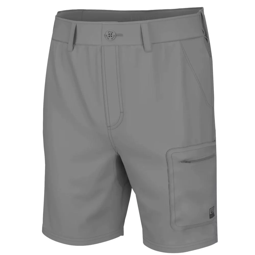 Huk Next Level 7″ Shorts Overcast Grey L