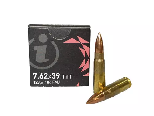 Igman 7.62×39 mm 123 gr/ 8g FMJ CASE525 UPC: 810091156704