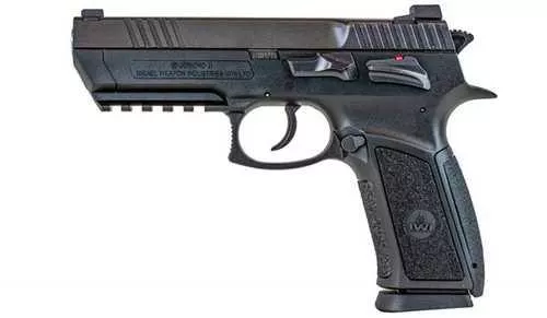 Israel Weapon Industries Jericho PSL-9 Subcompact Semi-Auto Pistol 9mm Luger 3.8" Barrel (2)-16Rd Mags Adjustable Sights Black Polymer Finish