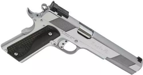 Iver Johnson Arms 1911 Eagle XLC Semi Automatic Pistol 10mm 6" Barrel 8 Round High Polished Bright Chrome Finish