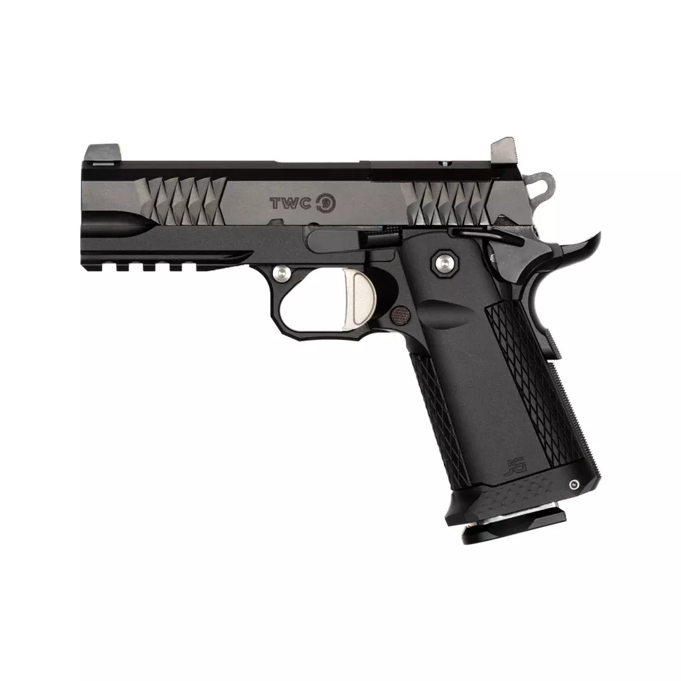 JACOB GREY TWC 9mm Pistol, 4.25" Barrel, 17-Round Capacity, Black Finish
