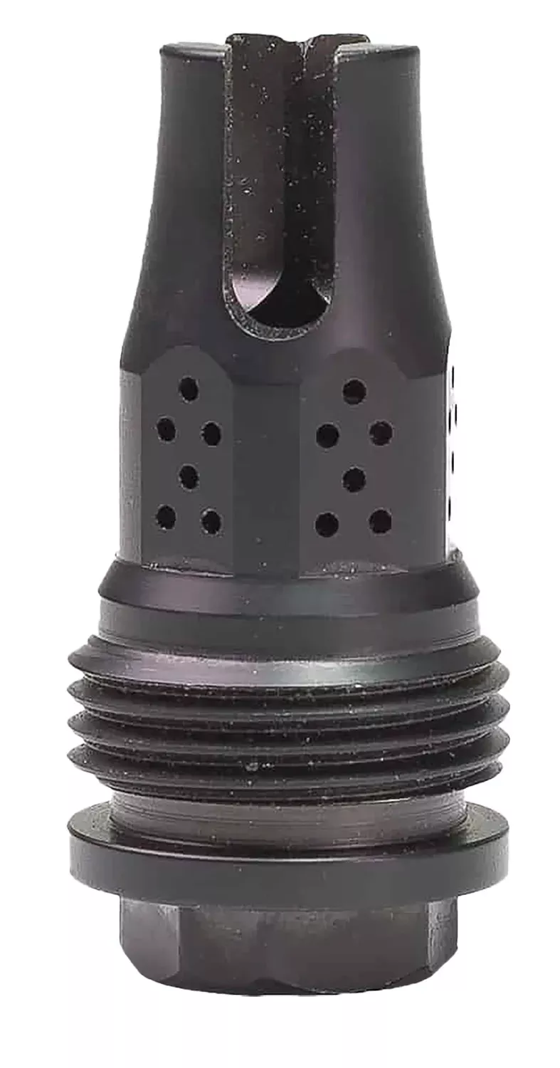 Jk Armament JKMDHDCF24 War Eagle Compensator/Flash Hider 30CAL 5/8″X24 Stainless Steel Nitride Black