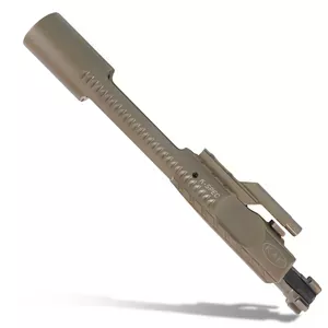 K-SPEC Enhanced AR15 BCG, 5.56/ 300 Blackout- Dual Ejector, Down Vent, Sand Cuts, FDE PVD, Chrome Lined