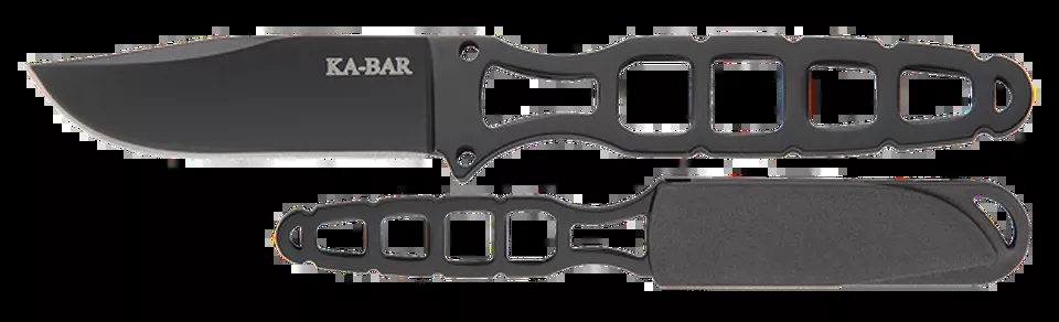 Ka-Bar 1118BP Skeleton Fixed Blade Knife with Sheath