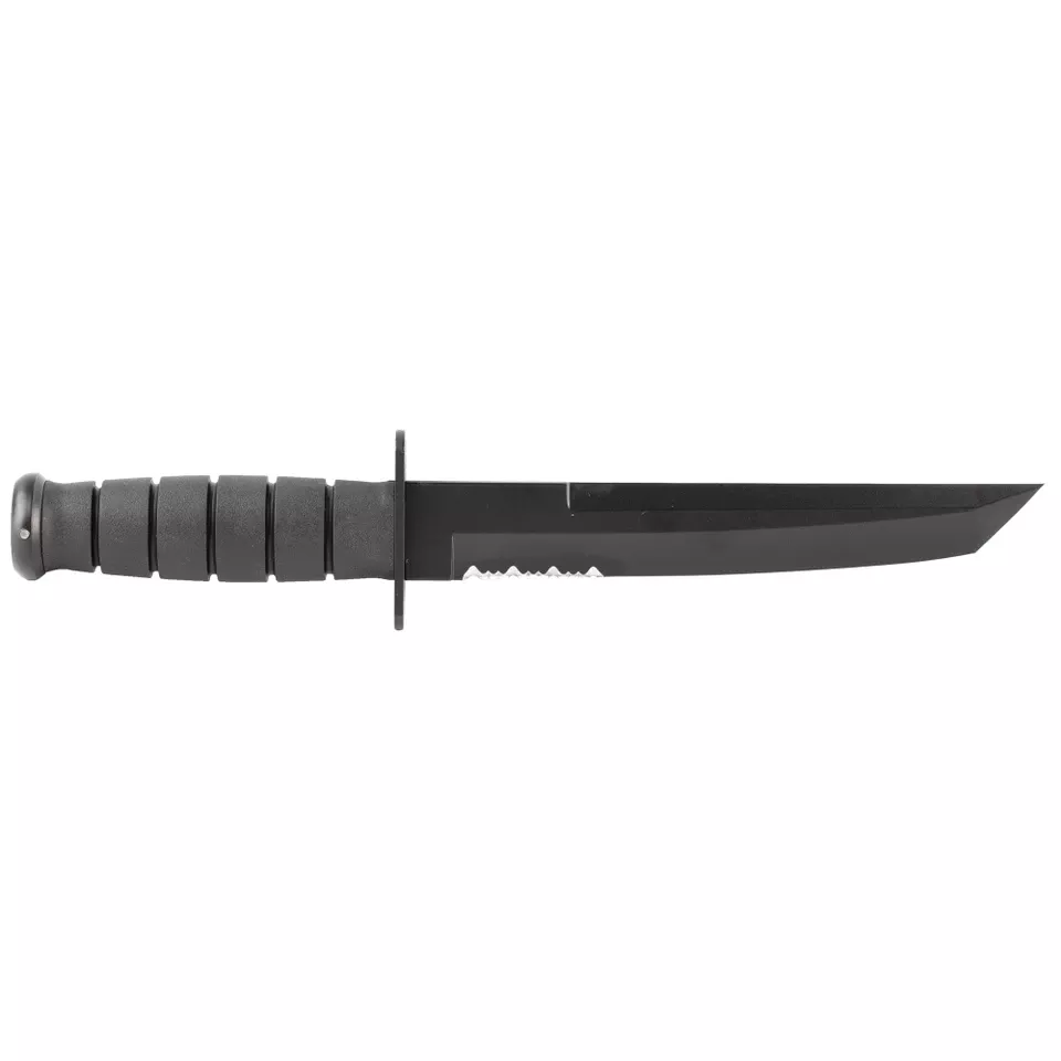 KA-BAR Fighting Knife 8" Tanto Serrated Blade Combat Knife