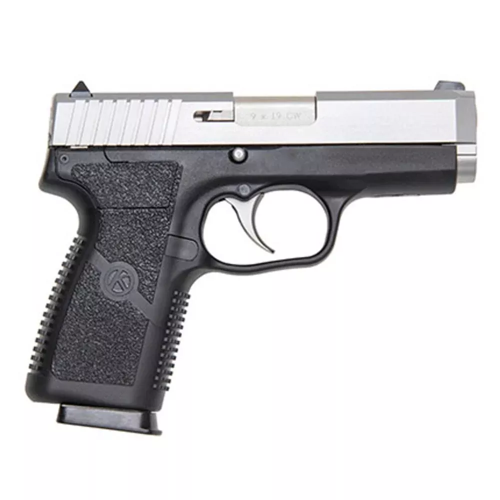 Kahr Arms CW9 Handgun 9mm Luger 7rd Magazine 3.5″ Barrel Black with Silver Slide Night Sights