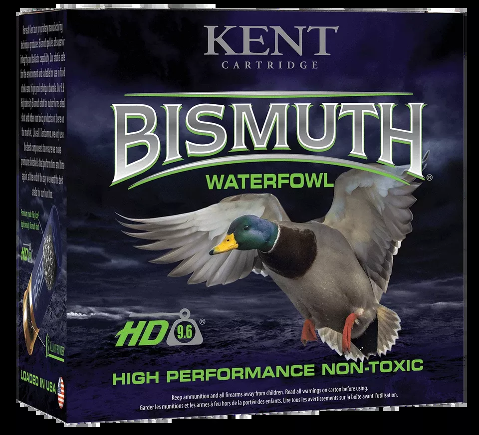 Kent Cartridge Bismuth Waterfowl 20 Gauge 3" 1 oz #4 Shot 25/Box