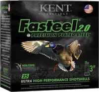 Kent Fasteel 2.0, 12 Ga, 3″, 1 1/4 Oz, #4, 25 Rds