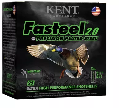 Kent Fasteel 2.0 12 Ga, 3.5″, 1 3/8 Oz, BBB, 25 Rds
