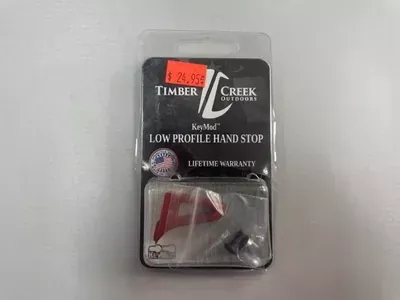 KeyMod Low Profile Hand Stop – Red Anodized