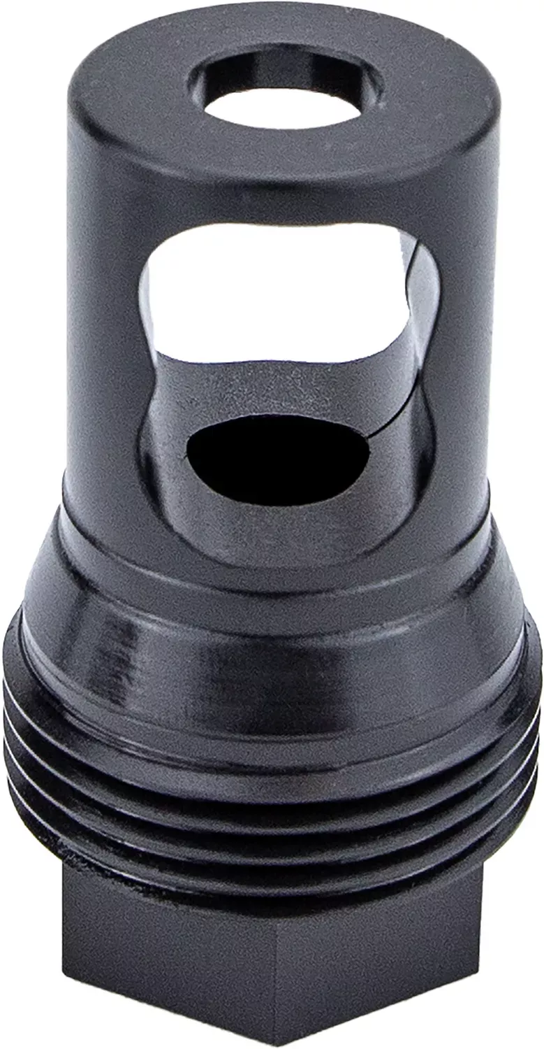 Kgm Suppressors A-TMB50-S-3 R50T Taper Muzzle Brake Black Nitride Steel M24X1 Threads