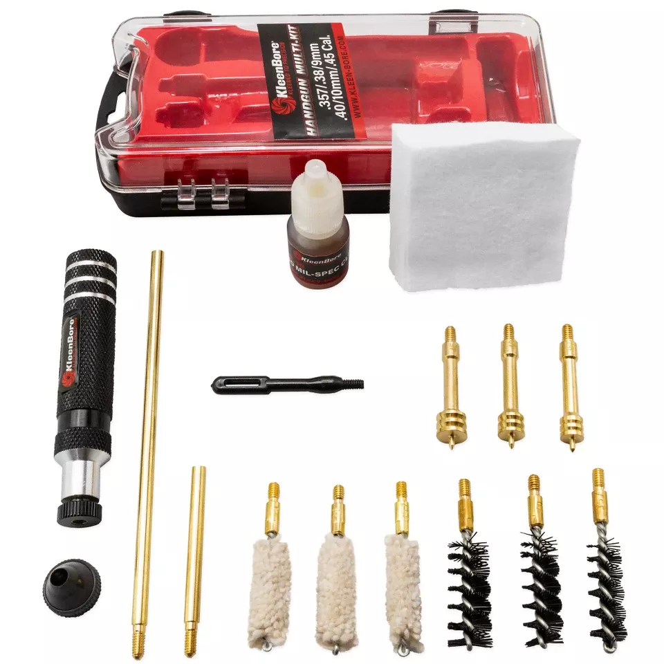 KLEEN BR Multi-Handgun Cleaning Kit for .38 to .45 Calibers