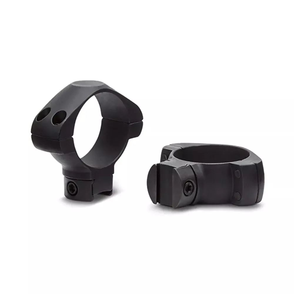 Konus 2-PIECE Steel Riflescope Rings for Airguns & .22 Rails 30mm Low Black